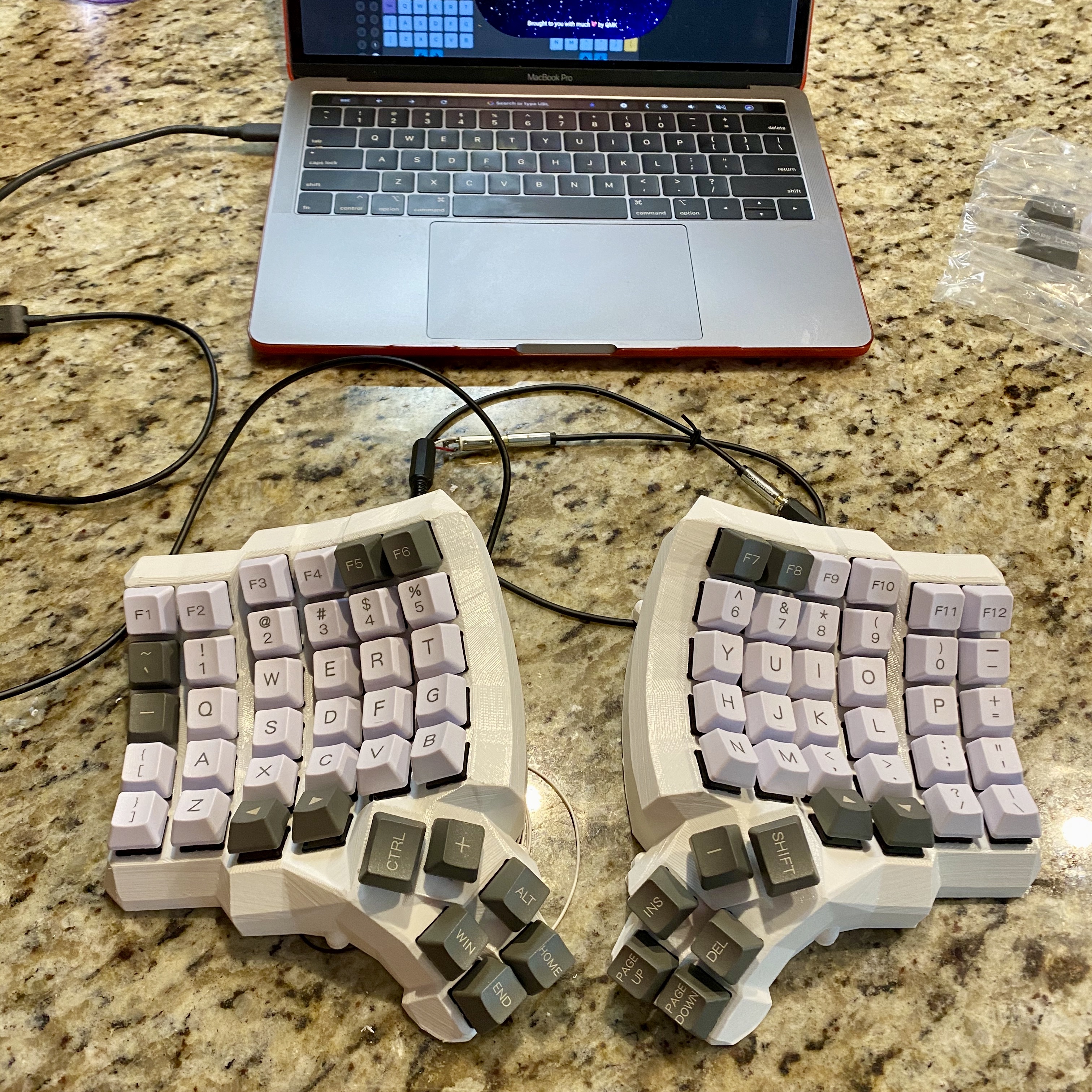 The finished keyboard